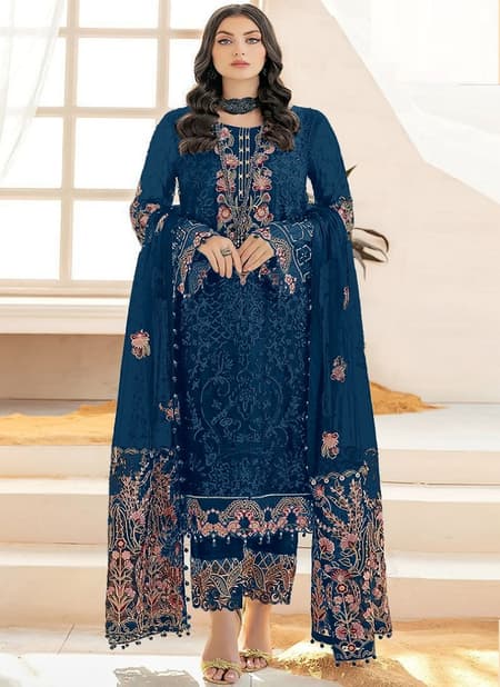 Dinsaa Suit 172 Heavy Wedding Wear Wholesale Georgette Pakistani Salwar Suits